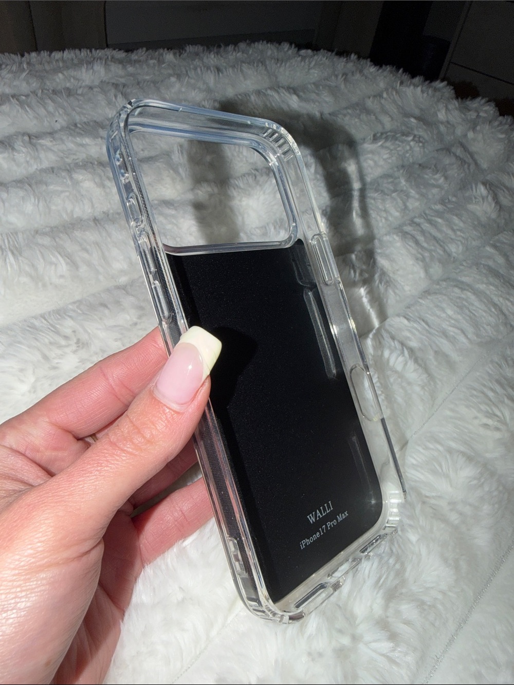 Walli Phone Case with Pink & Brown Card Holder 17 pro max - Picture 3 of 3